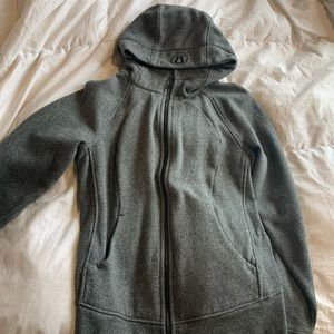 Lululemon Scuba Hoodie size 10 dark grey